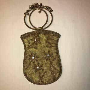 SUNBEAMS BAG SHOP BANGLE WRISTLET SMALL BEADED BAG